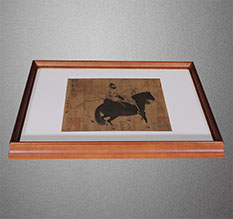 江陵书画装裱配框服务案例